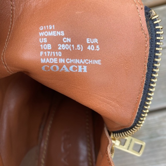 Coach round toe boots - Picture 5 of 7